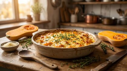 Gratin de butternut