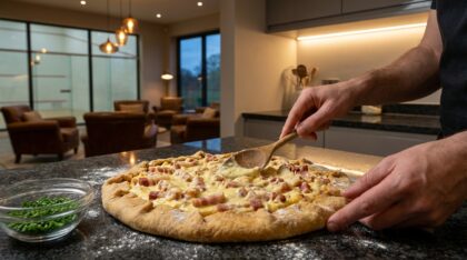 préparer authentique quiche