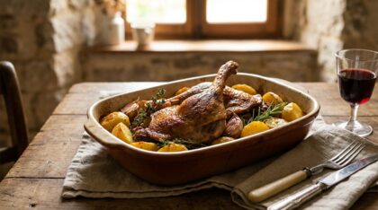 confit de canard rôti