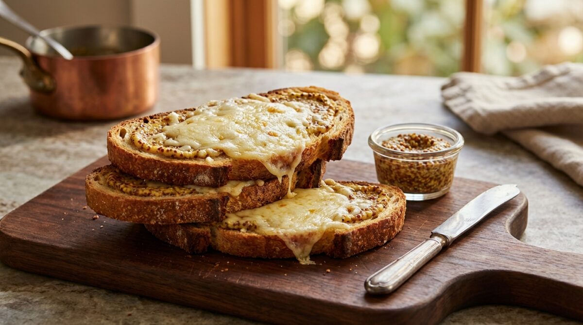 Tartines à la moutarde