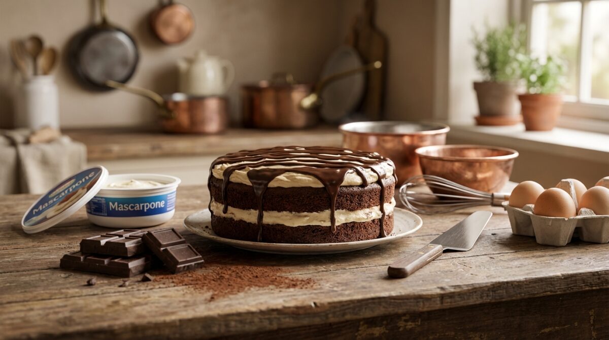 gâteau chocolat mascarpone