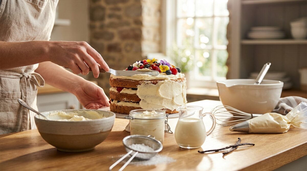 délicieux glaçage mascarpone