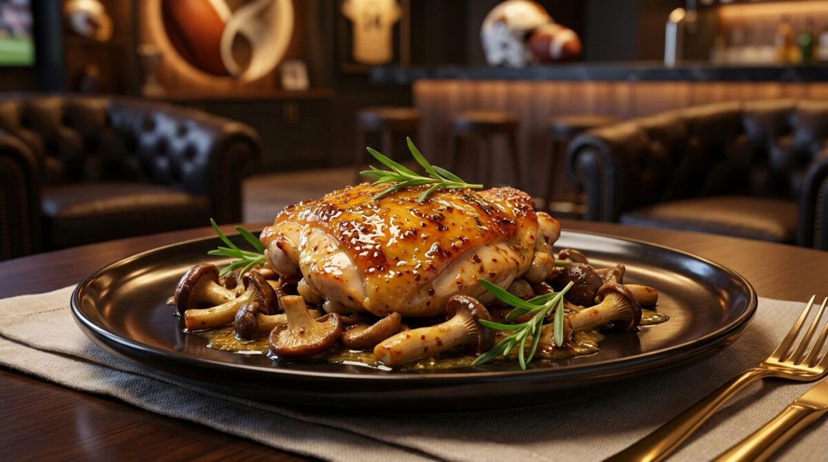 délicieux poulet moutarde