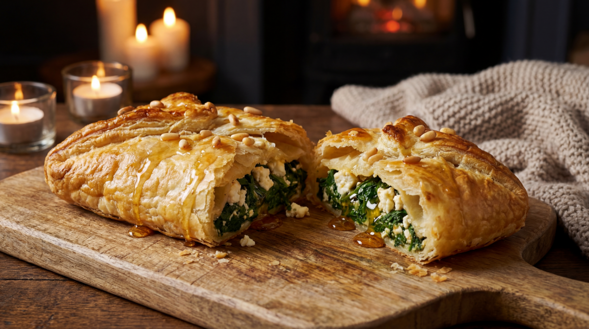 Feuilleté aux épinards
