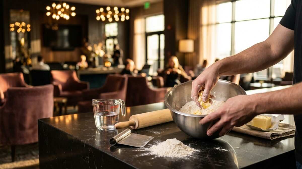 Préparez pâte brisée en quelques minutes sans robot préparez pâte brisée