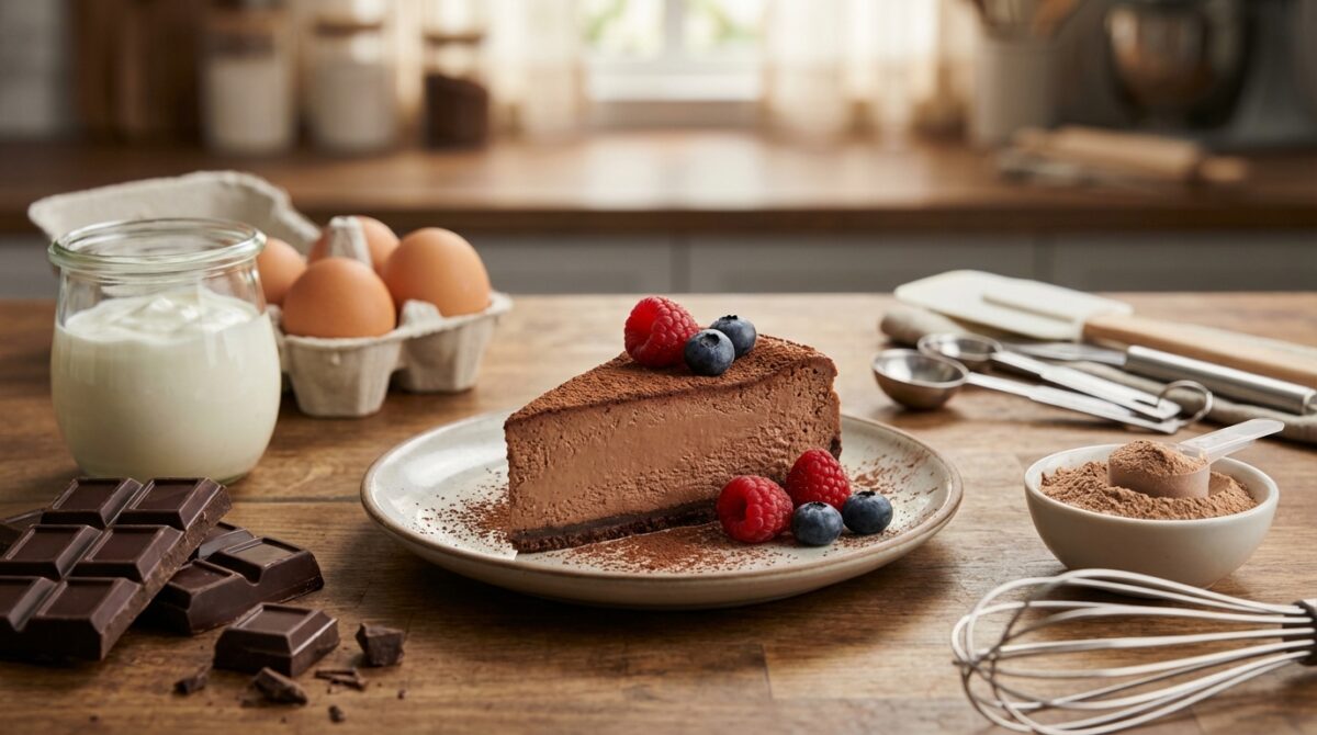 cheesecake au chocolat