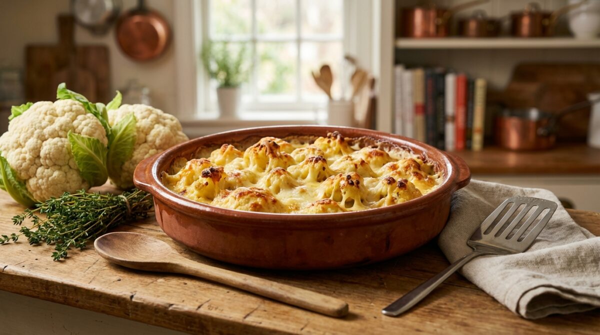 Découvrez la recette de gratin de chou-fleur qui va transformer votre regard sur ce légume Gratin de chou-fleur