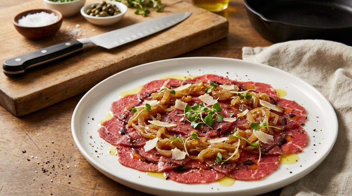 délice carpaccio bœuf