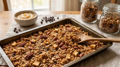 granola maison compote