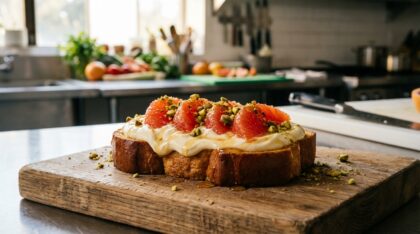 toast au pamplemousse